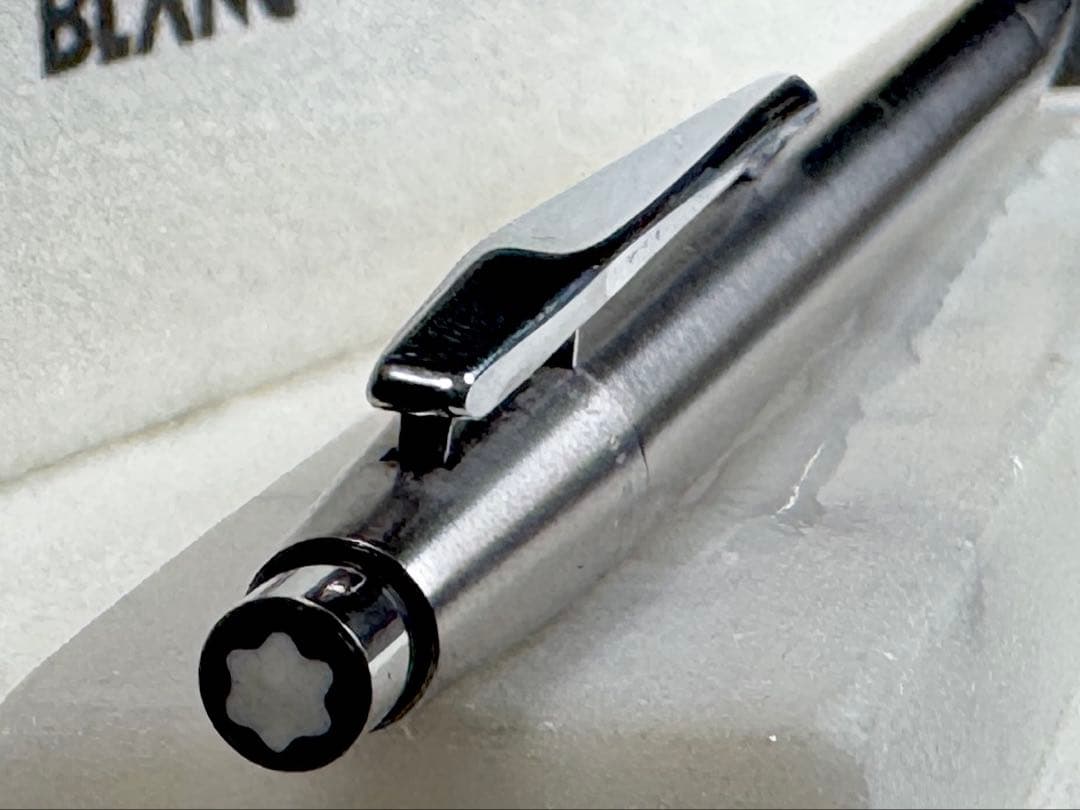 【極美品】MONT BLANC 1970S シルバー スリムライン