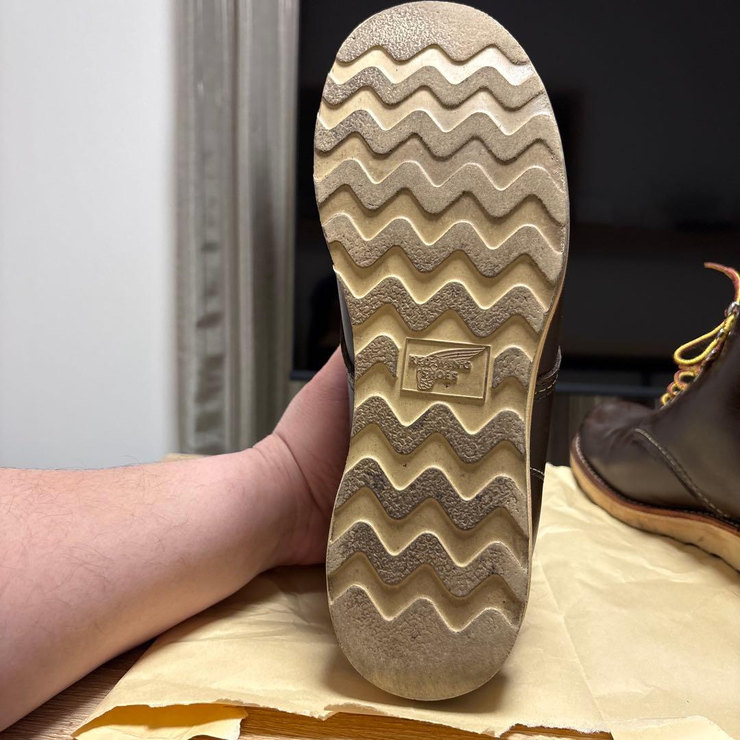 値下げ美品Red Wing 8132 ブラウン ワークブーツ 8.5