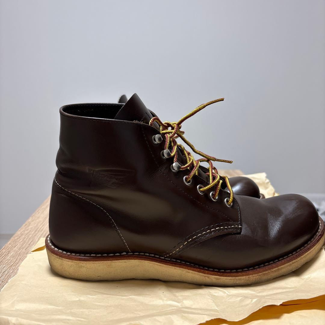 値下げ美品Red Wing 8132 ブラウン ワークブーツ 8.5