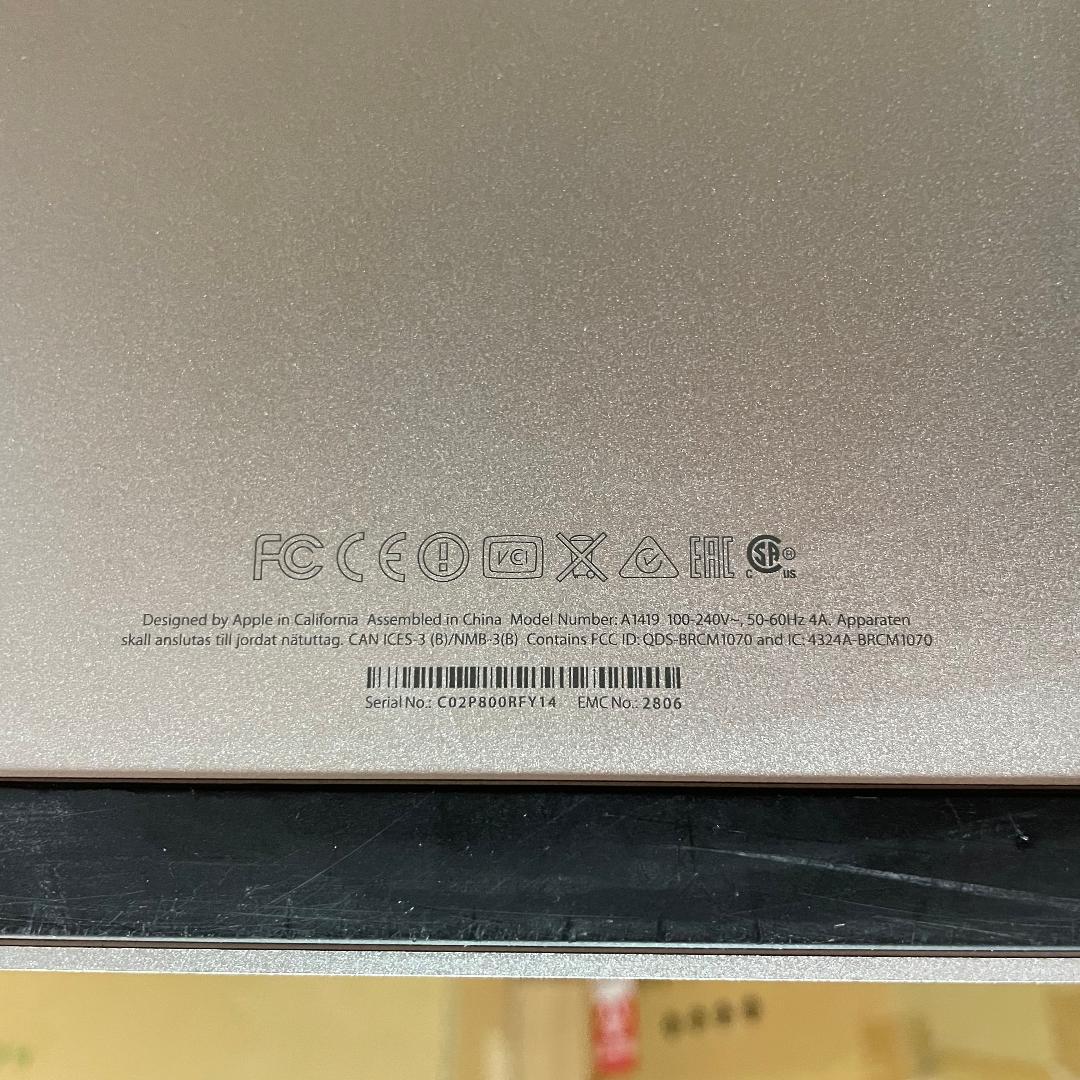 iMac Retina 5K 27インチ Late 2014 i7 16GB