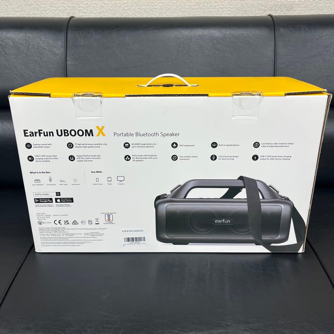 新品　EarFun UBOOM X ワイヤレス Bluetooth スピーカー