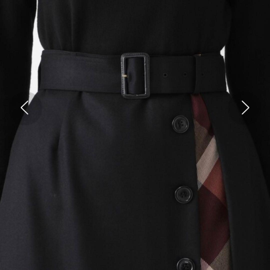 美品　ブルーレーベルクレストブリッジ　ソフトサキソニーガウチョパンツ　38