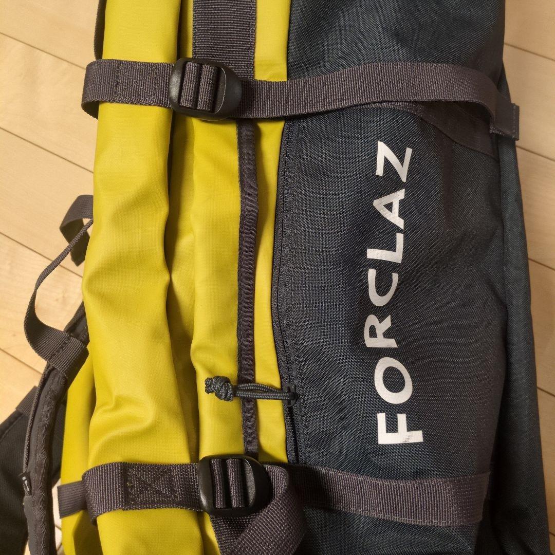 【uesama】デカトロン FORCLAZ リュック 80L-120L イエロー
