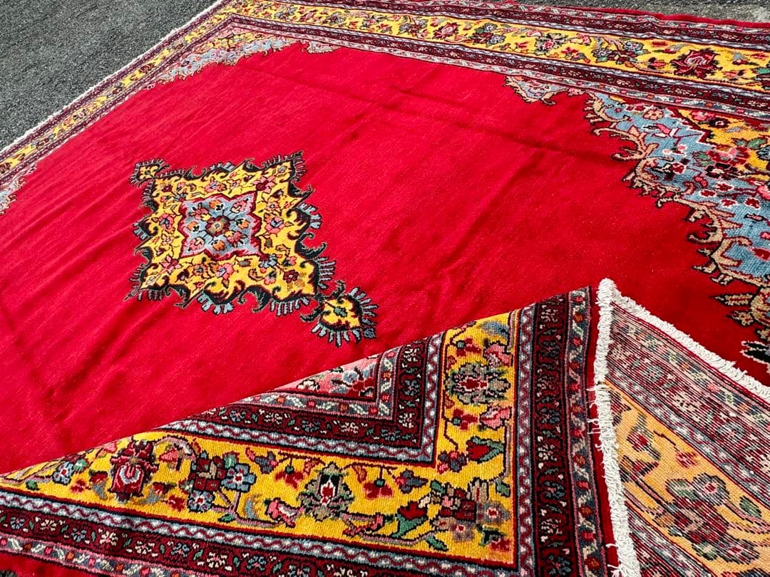 カーシャーン ペルシャ絨毯 手織り 絨毯 (イラン)