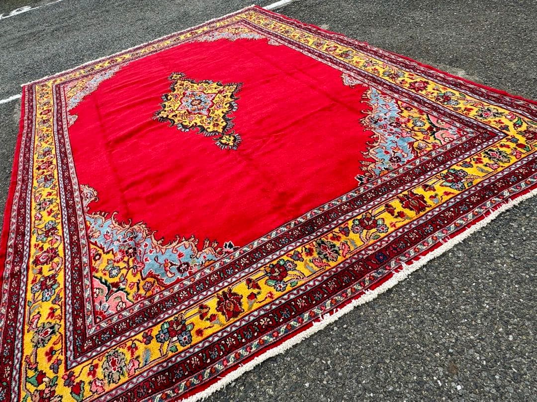 カーシャーン ペルシャ絨毯 手織り 絨毯 (イラン)