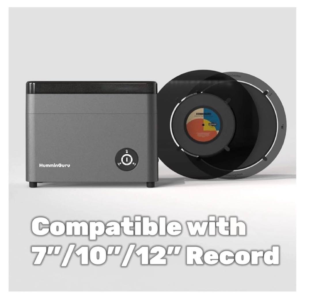 11156 超音波レコードクリーナー HumminGuru HG-01