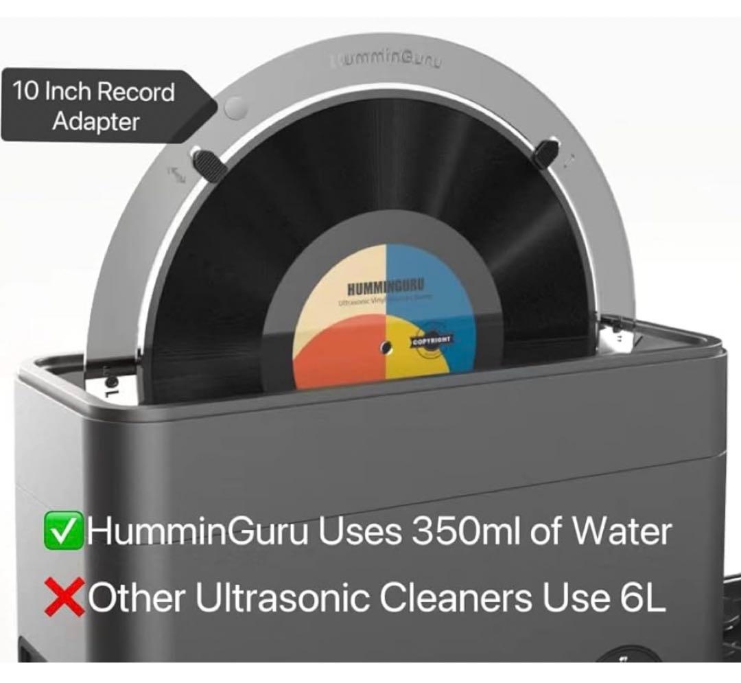 11156 超音波レコードクリーナー HumminGuru HG-01