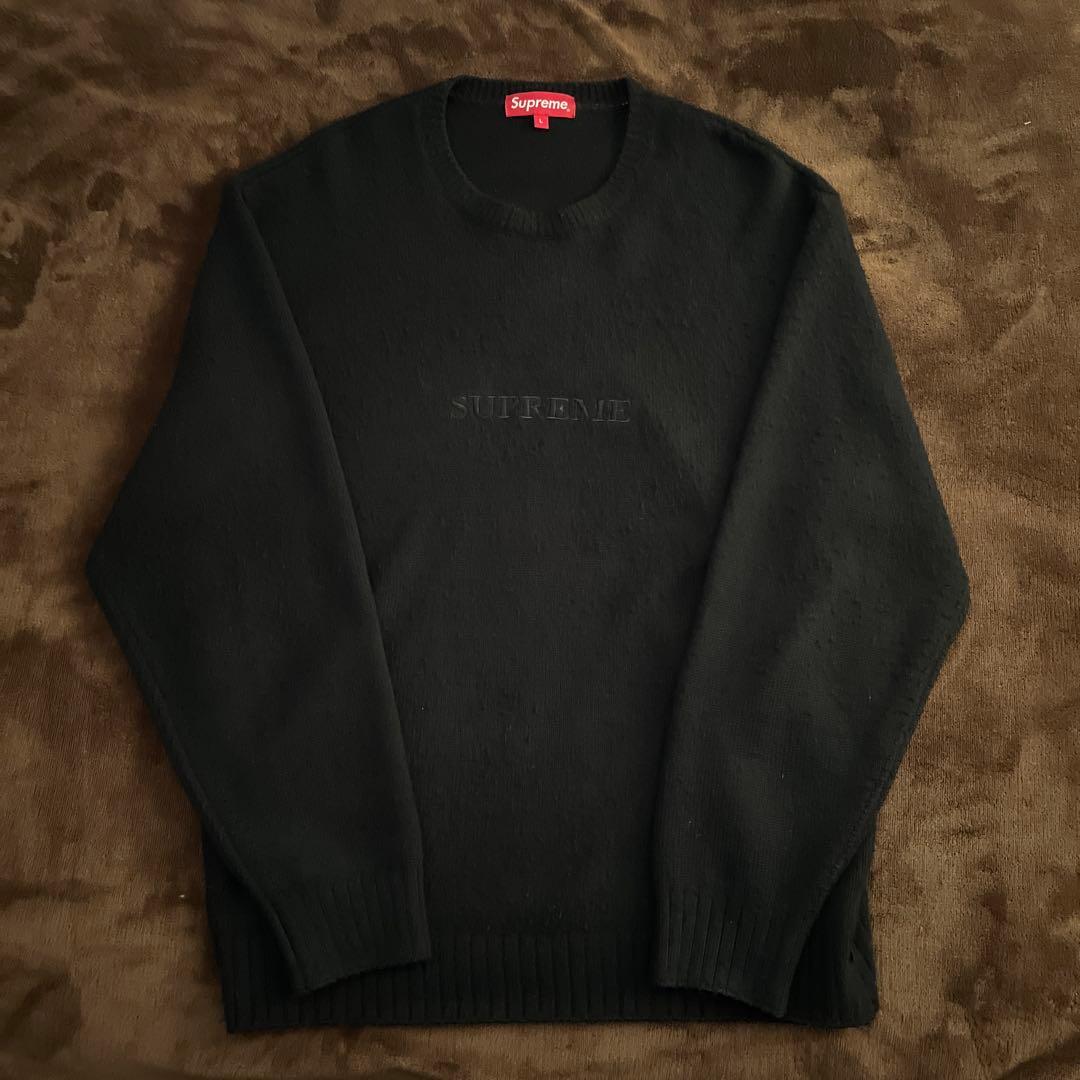 トップス 21FW week14 Supreme Pilled Sweater Black