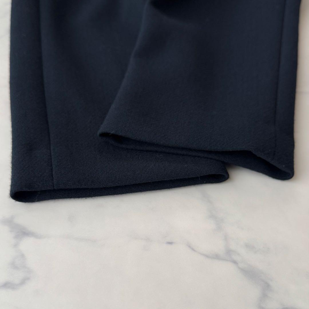 未使用級♡ ヨーコチャン ロングスリーブ バックティアード パールブラウス 36