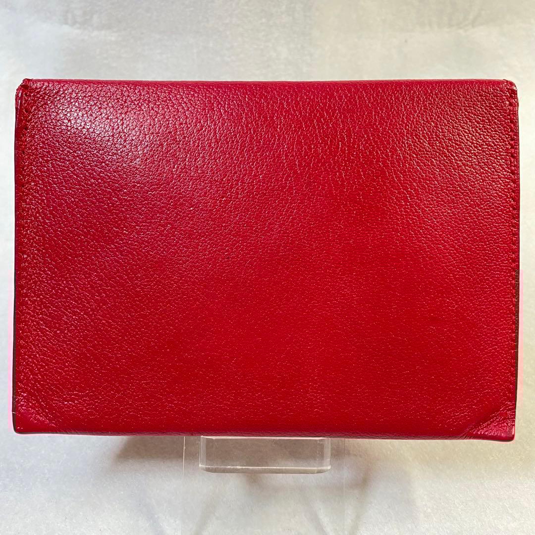 正規品☆エルメス　シェーブルレッド カードケース マルチケース