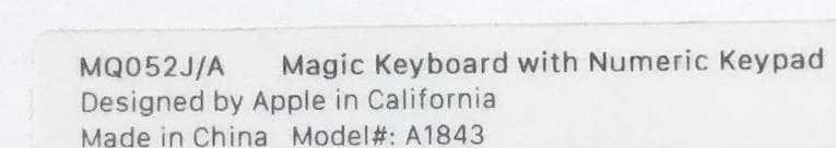 使用少｜MAGIC KEYBOARD｜JIS｜テンキー｜アップル｜純正