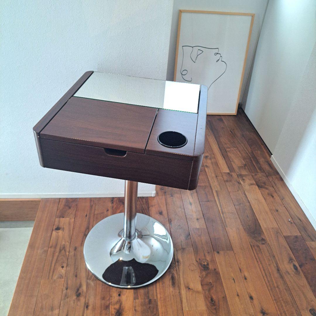 ヴィンテージ　ドレッサー　昭和レトロ　ミッドセンチュリー　スペースエイジ　茶色