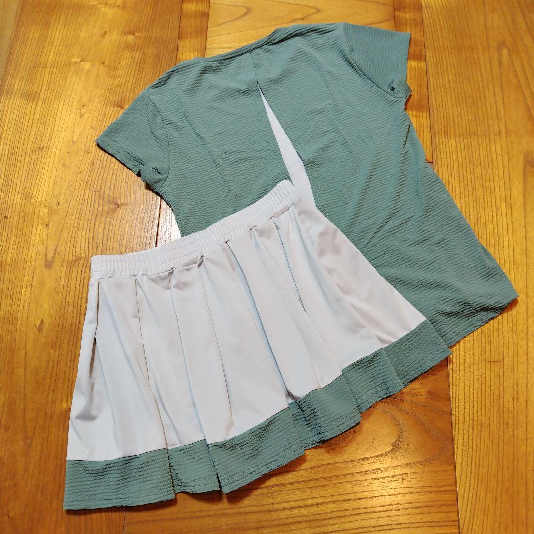 Admiral テニスウェア 上下　シャツМ、スコートLセット