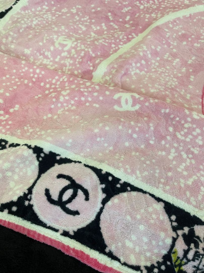 ★正規品　レア　シャネル　ビーチタオル　ブランケット　タオルケット