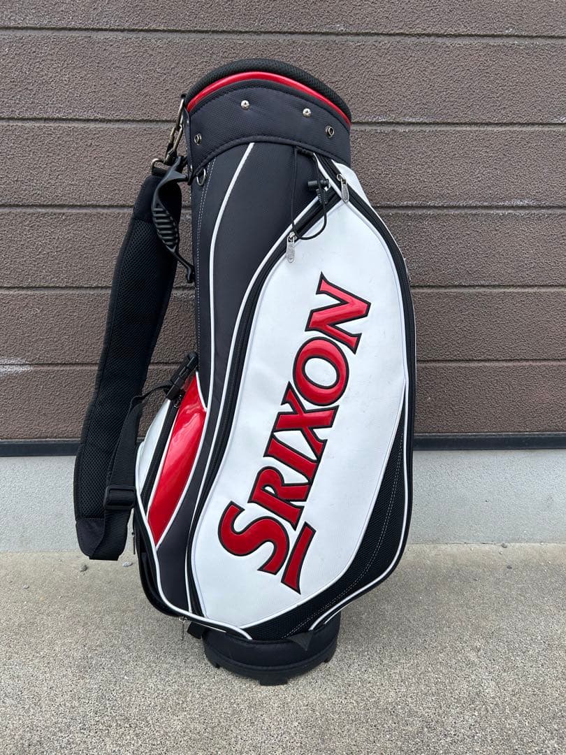 Srixon キャディバッグ 黒/白/赤