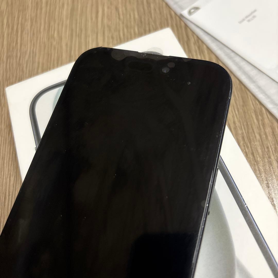画面修理 BT86% Apple iPhone 15 128GB ミッドナイト