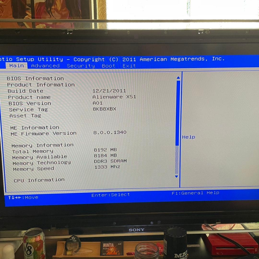 美品　DELL エイリアンウエア X51 R2