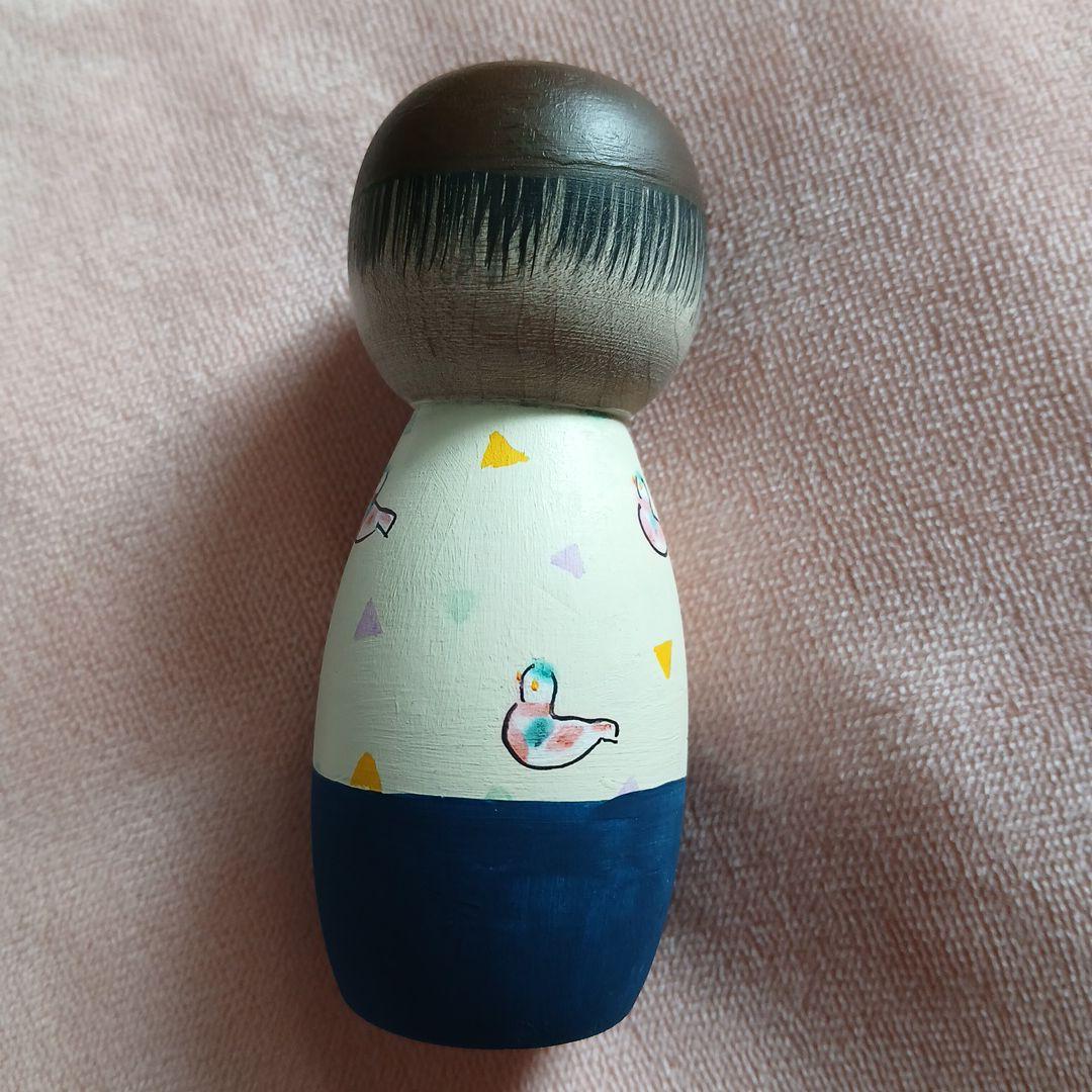 北山裕美工人　津軽系こけし　鳩笛