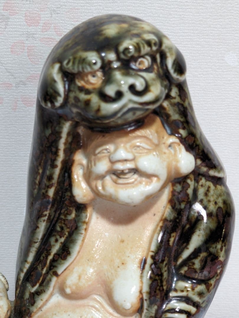 ⭐️唐子像 布袋様 越後獅子 磁器人形 置物 縁起物 作家物美術工芸品骨董品