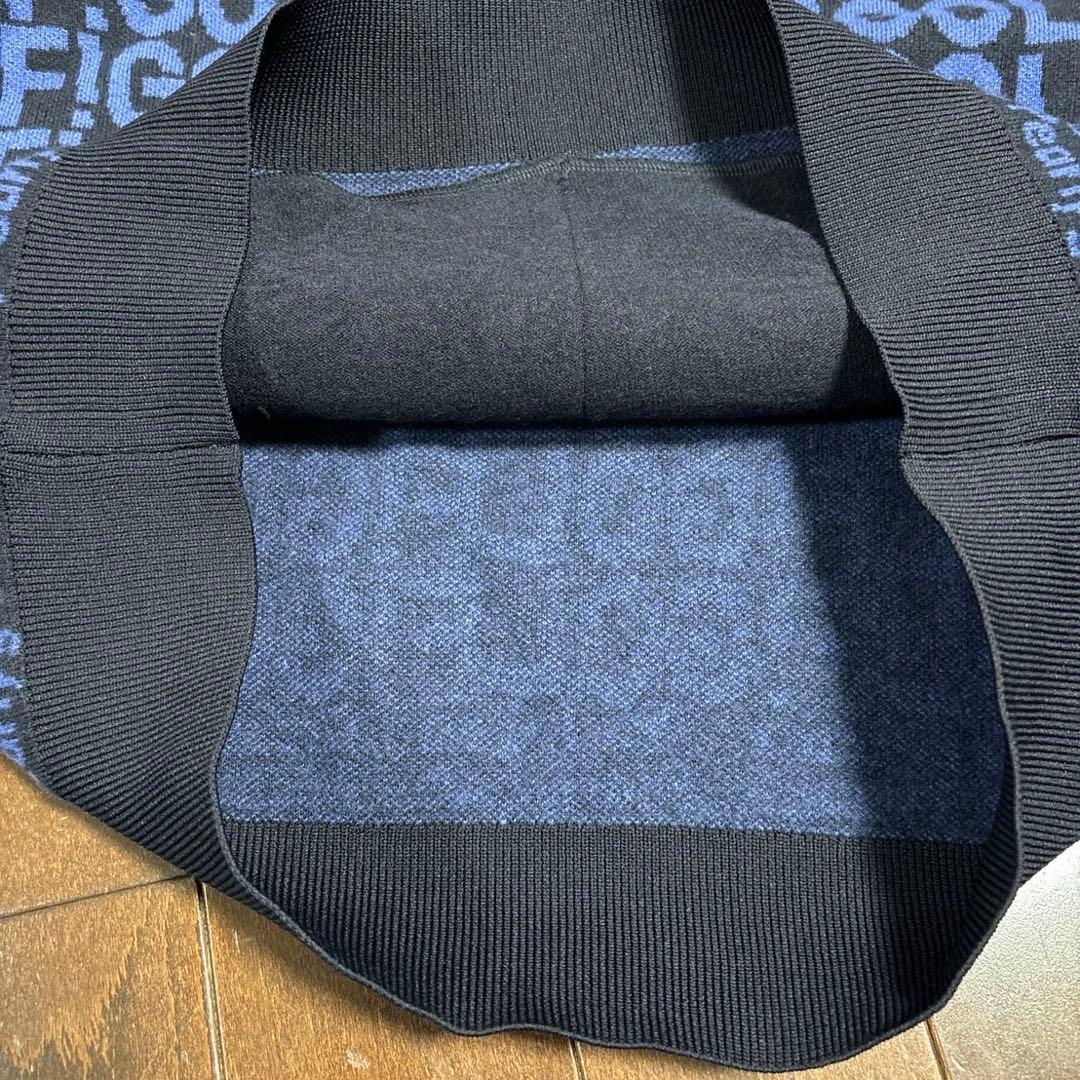 パーリーゲイツ　GOLF柄カシミヤ入りジャガードパーカサイズ5