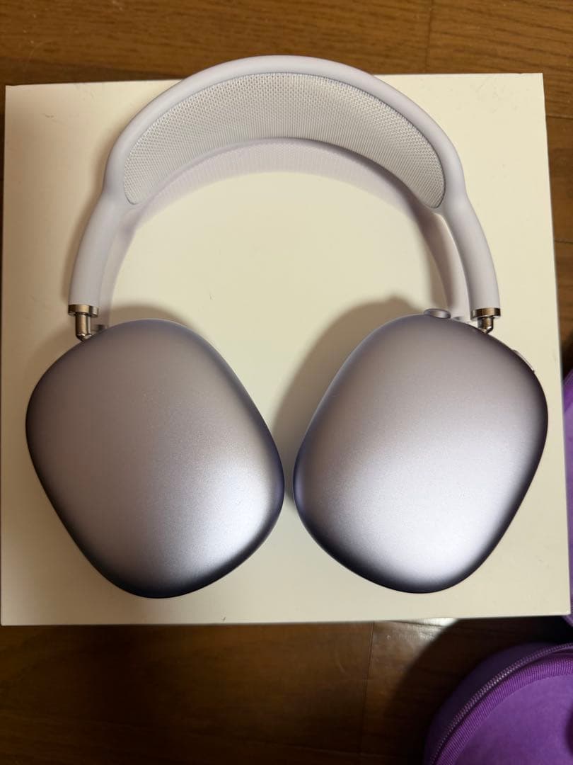 AirPods Max パープル 美品 Apple 純正 箱付き