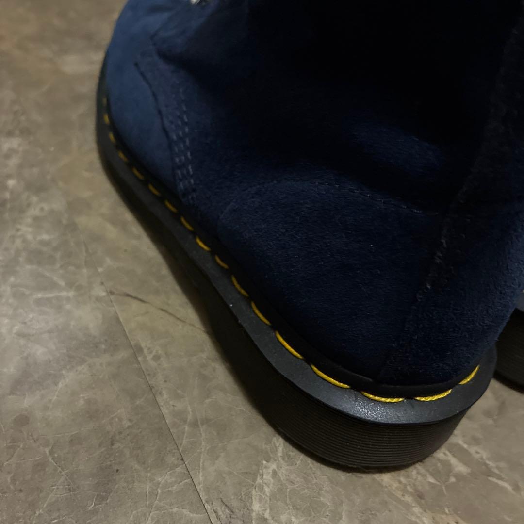 ドクターマーチン　ネイビー スエード ハイカットブーツ　uk5 紐付き