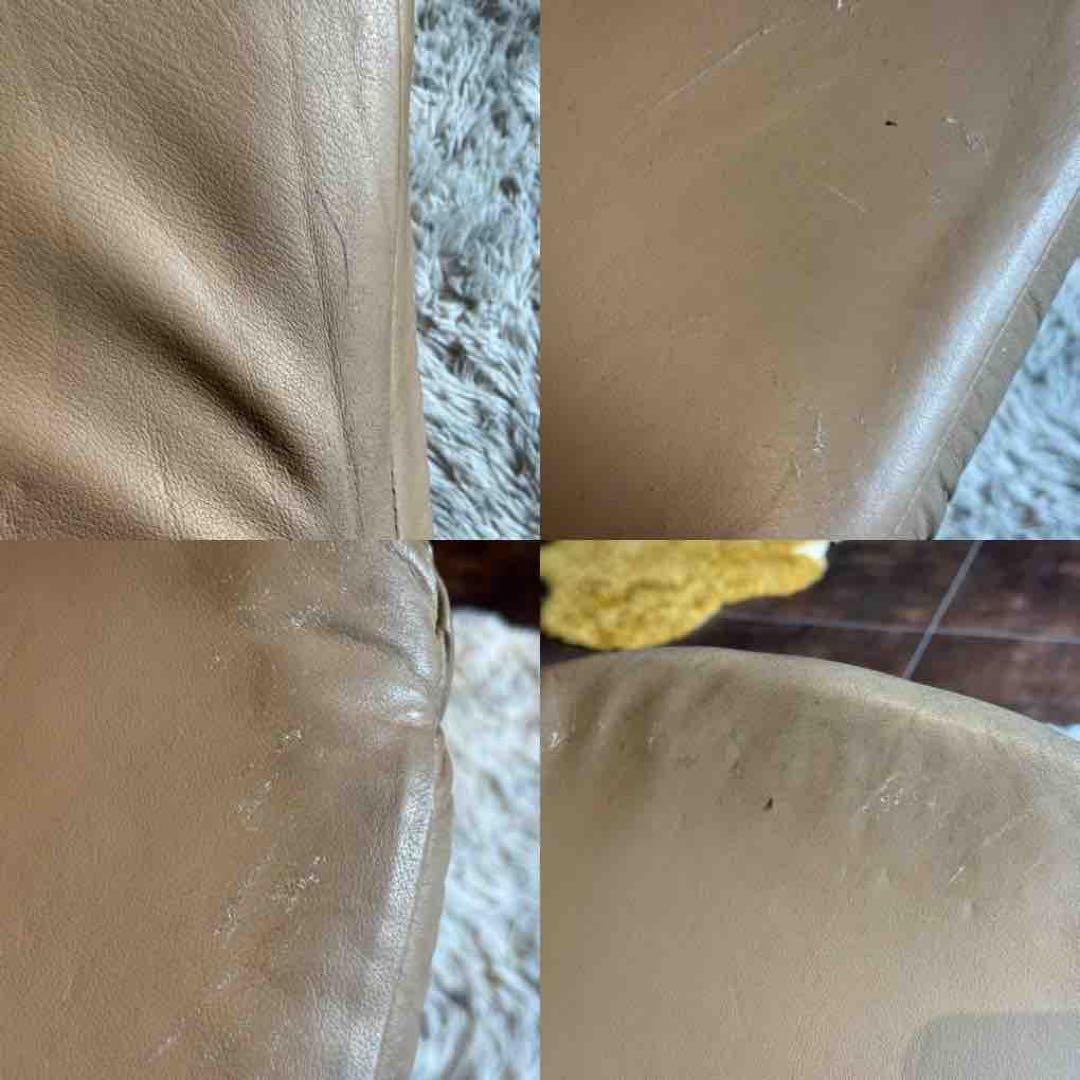 ②FUKURA フクラ　レザー　ヴィンテージ　レトロ　本革　ミッドセンチュリー