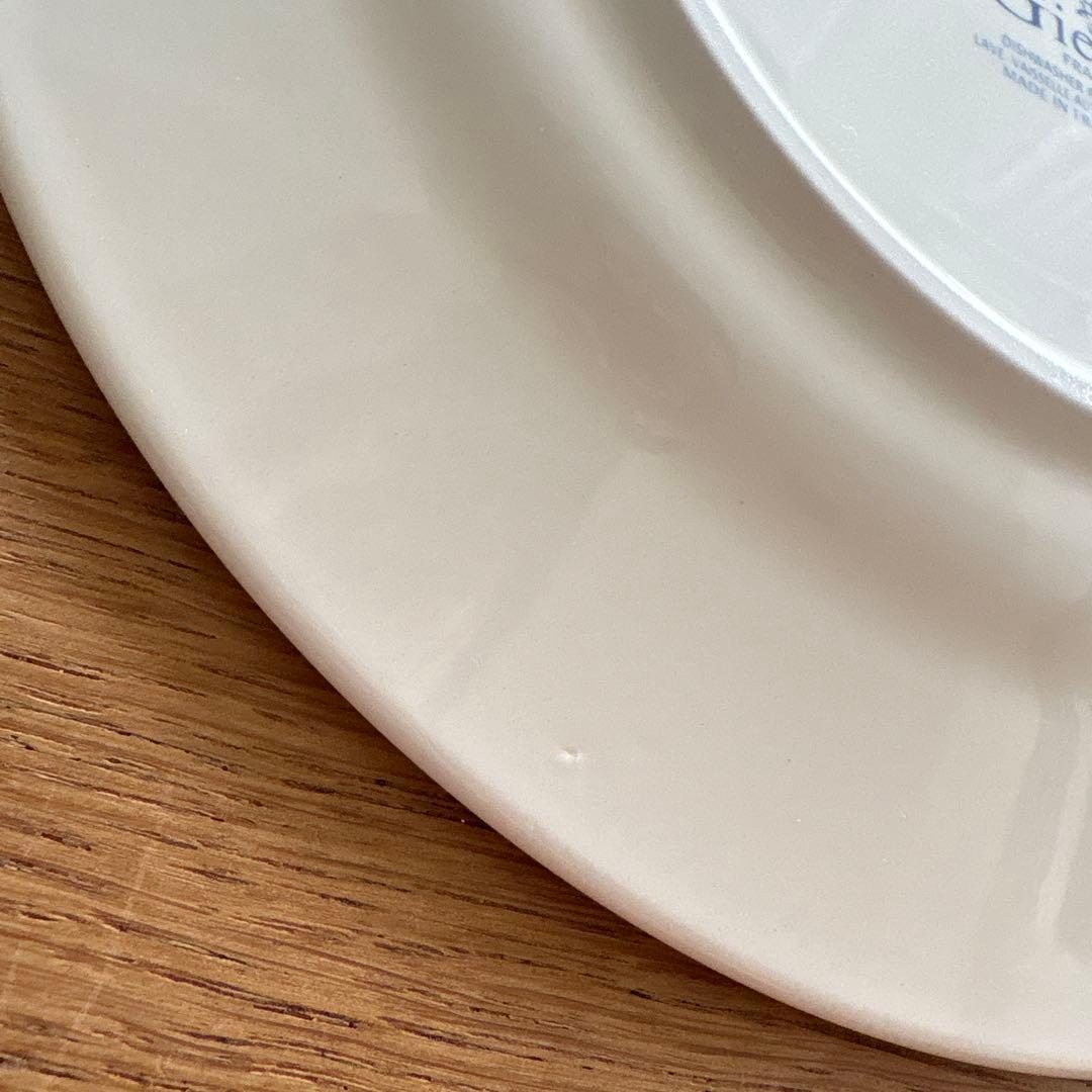 廃盤　ヴィンテージ　Chardons Grien ジアン　皿 あざみ　2客