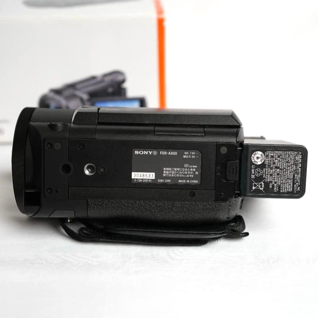 追加バッテリー&付属品あり 美品 FDR-AX60 SONY 4K ビデオカメラ