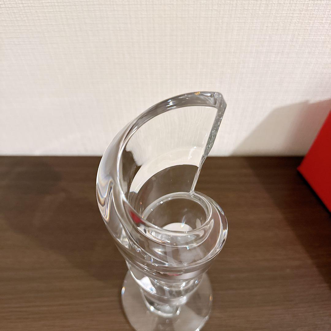 Baccarat スパイラル フラワー ベース 花瓶