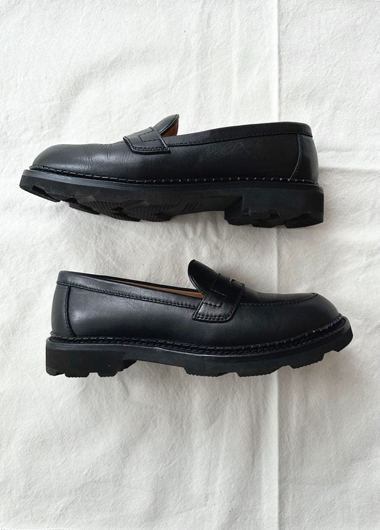 REGAL ブラックレザー ローファー