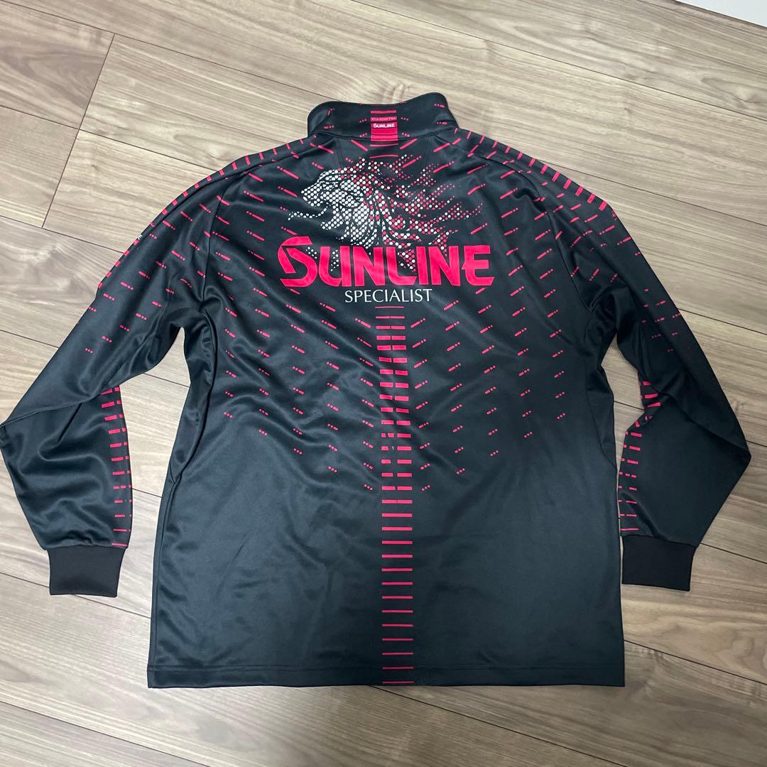 サンライン スペシャリスト フルジップアップシャツ ブラック 3L