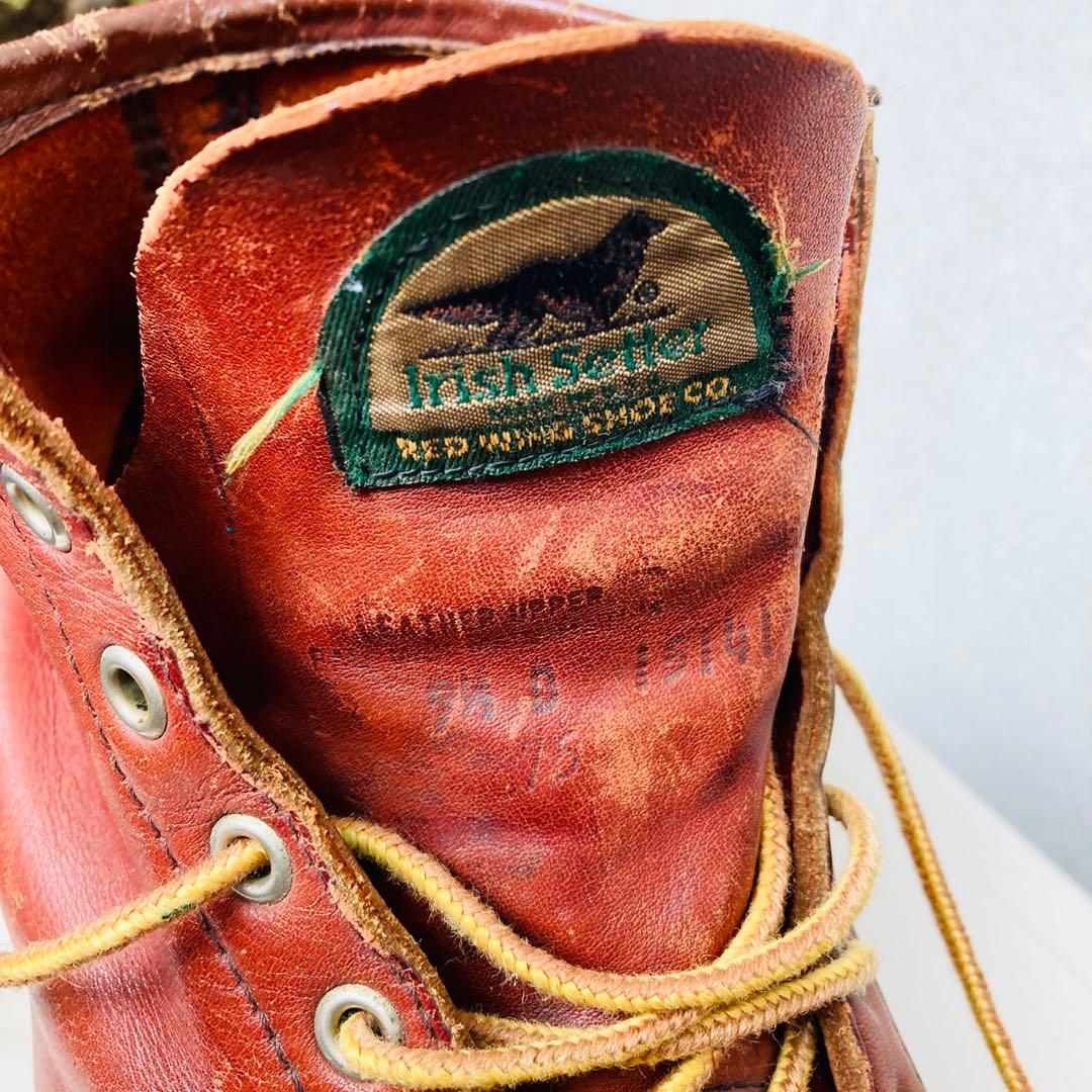 レッドウィング　875　93年製　アイリッシュセッター　半円犬タグ　おまけ付