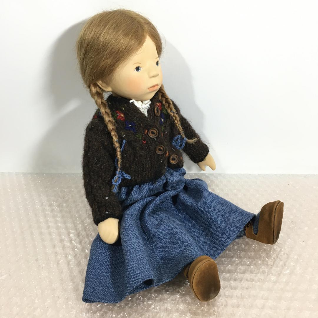 ○[美品] ポングラッツ人形 pongratz オールウッド 木製人形37cm