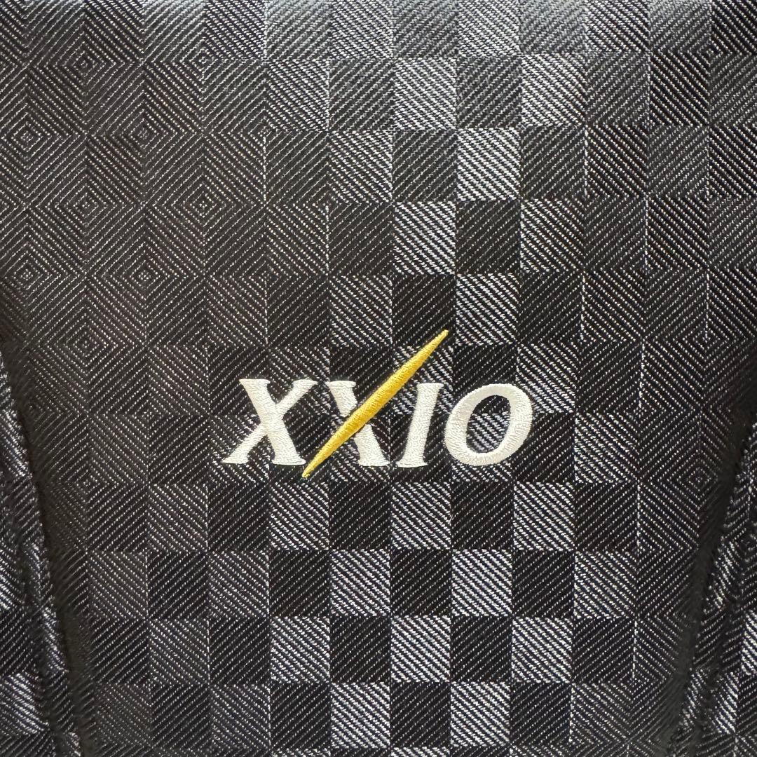 XXIO　ゼクシオ　ゴルフバック　ショルダー　チェック　黒　ダンロップ