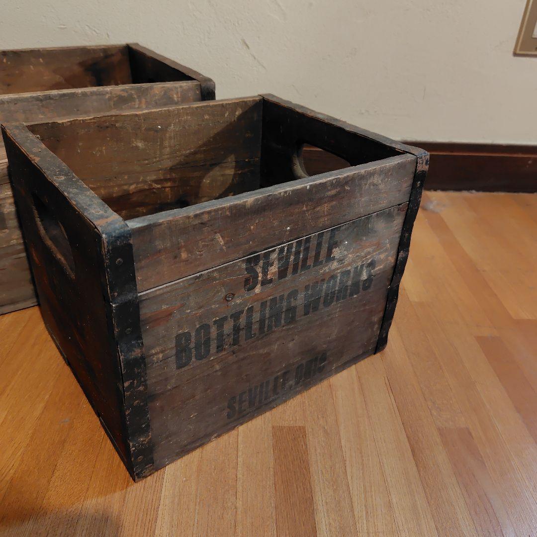 アンティーク 木製ボックス 3個セット