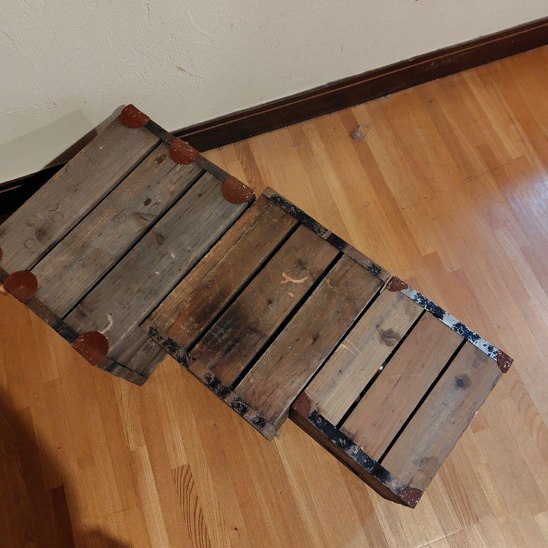 アンティーク 木製ボックス 3個セット