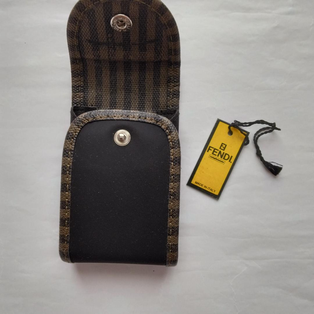 FENDI　黒　ブラウン　マルチケース　シガレットケース　たばこケース　煙草