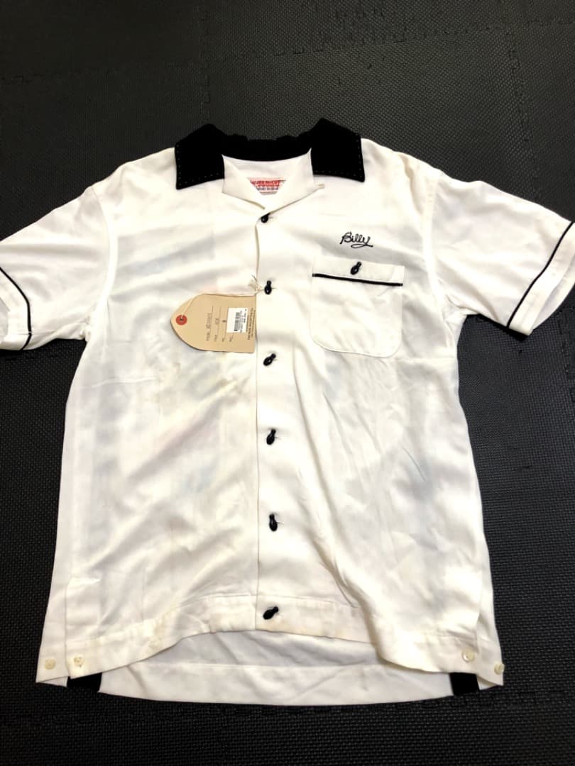 未使用品リアル マッコイズ豪華★スカジャン総刺繍★襟ハンド★ボーリングシャツ★M