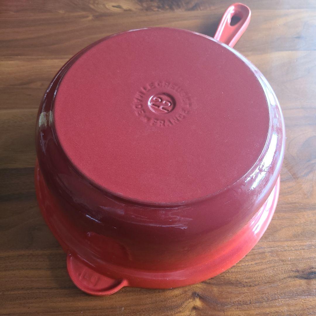 希少　ル・クルーゼ　マルチファンクション 片手鍋セット 赤　2way
