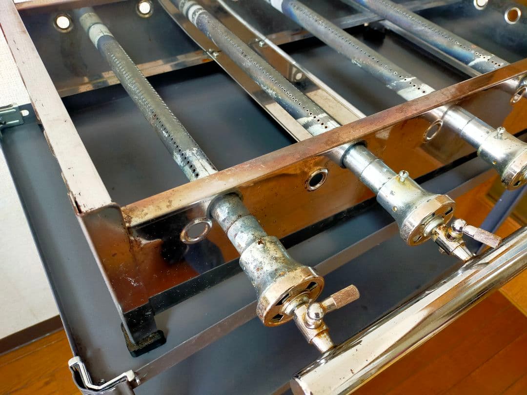 カンダ AKS卓上鉄板焼セット No.20 LPガス　600×360