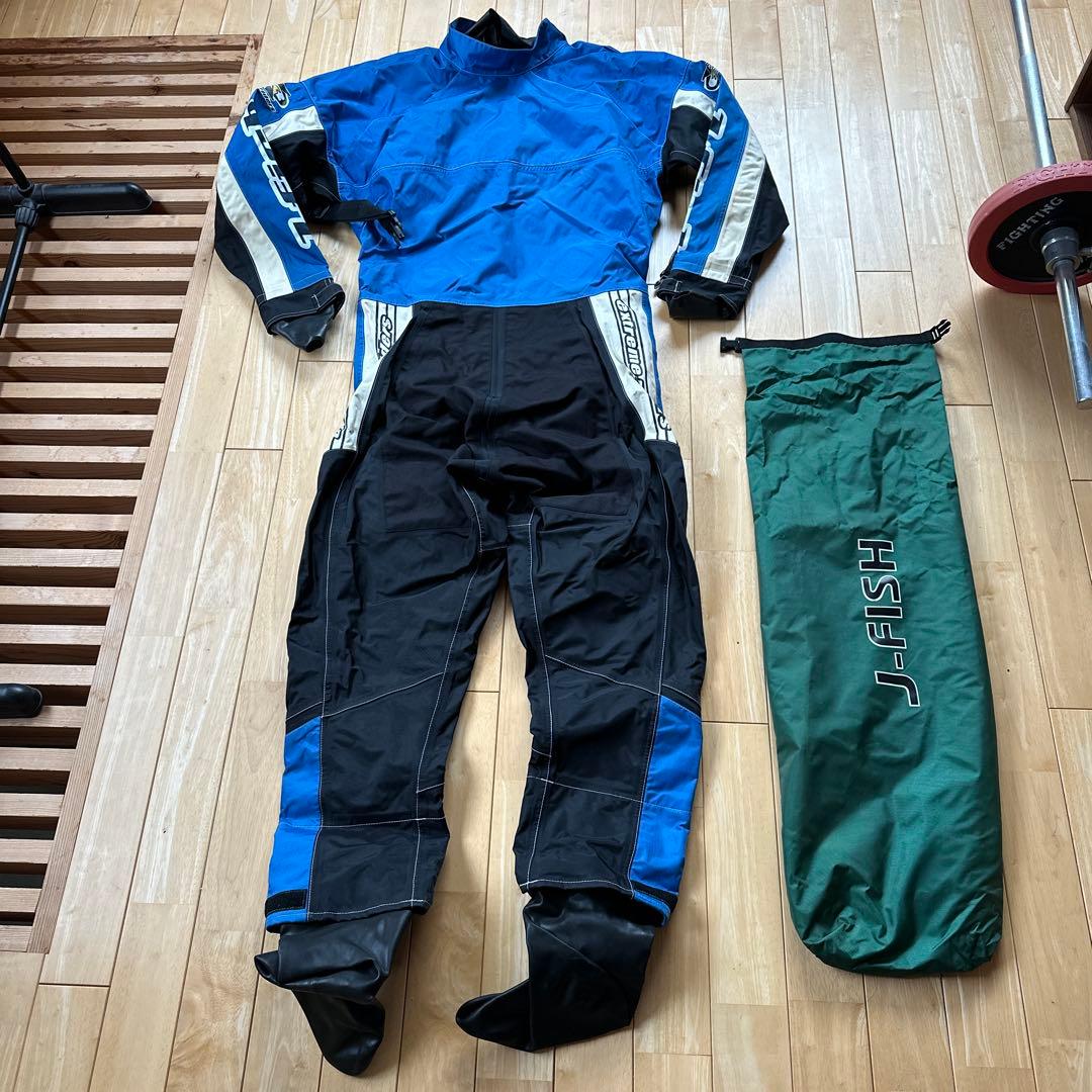 J-FISH ドライスーツ Sサイズ 青黒