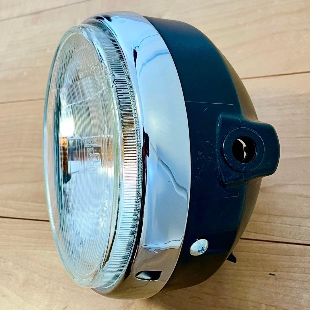 当時物 シビエ 凹み ヘッドライト 美品 CIBIE マーシャル