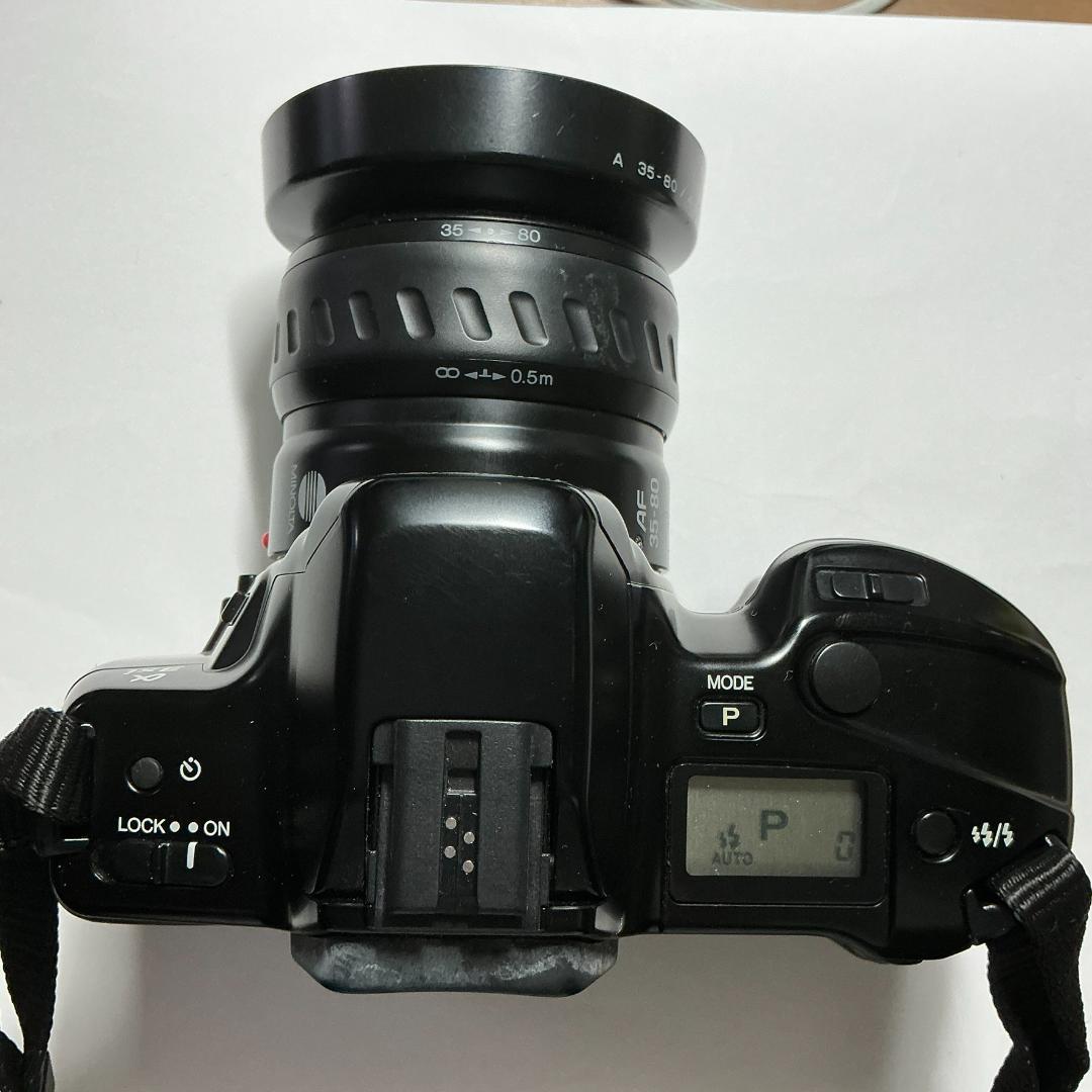 フィルムカメラ一眼レフ　ミノルタMINOLTA α3xi ズームレンズ2本つき