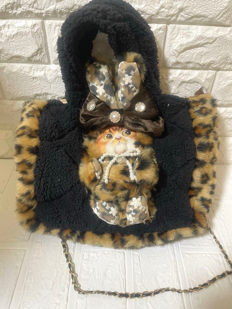 ぴ*ん様 コヤンイサムチョン　ハンドメイド ふわふわ　ショルダー取り外しトートバ