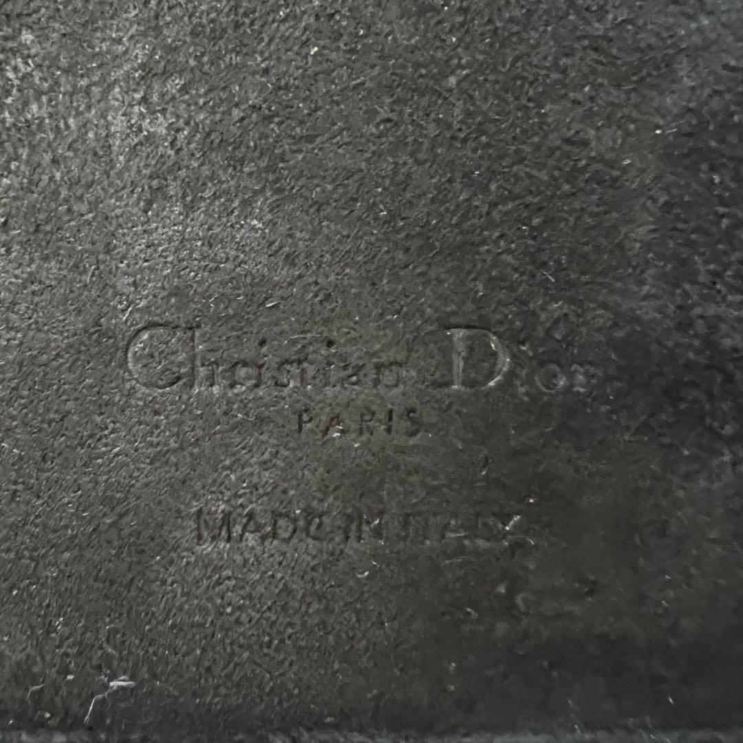 Dior ディオール iPhone15 ケース スマホ 本革 黒 カナージュ