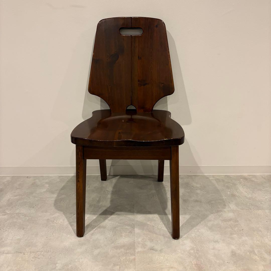 北欧チェア　ダイニングチェア　木製　カントリーチェア　ログハウス