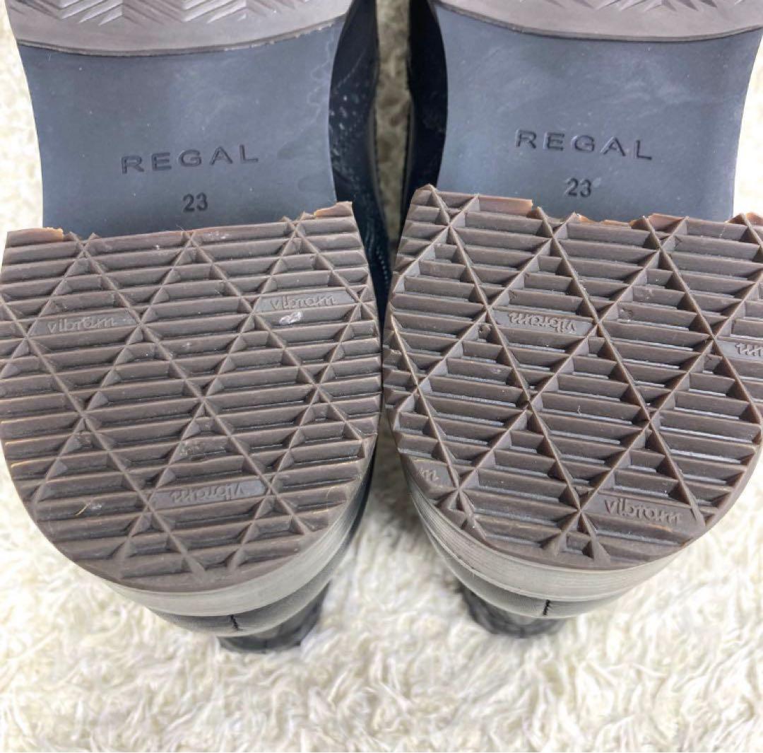 『未使用級』リーガル レースアップブーツ サイドジップ 23 ゴアテックス