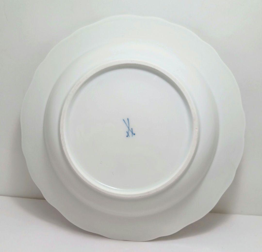 Y3158-3 マイセン ピンクローズ スープ皿 深皿 2枚セット　D