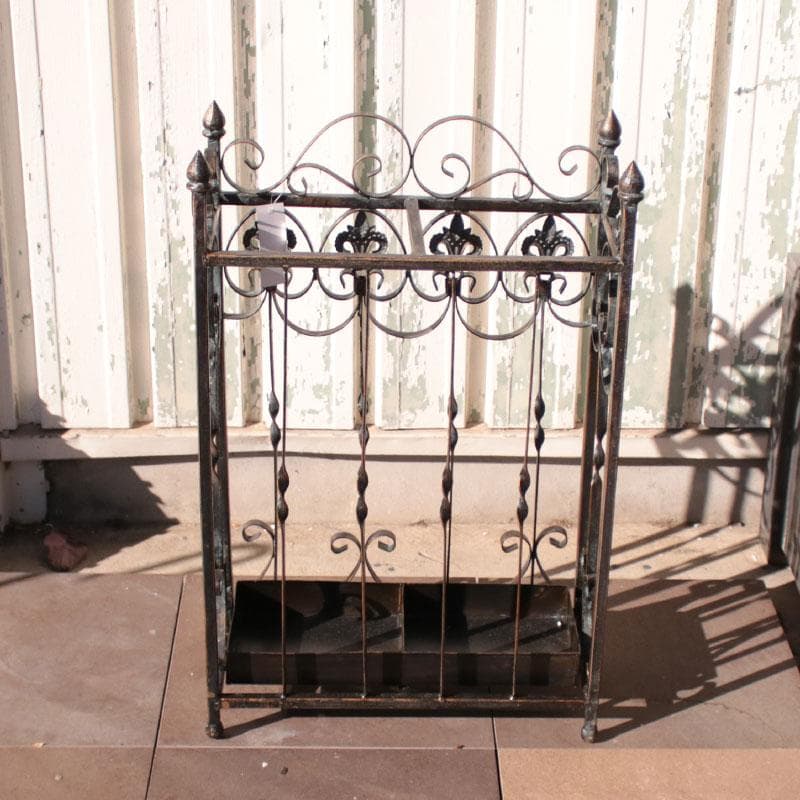 アイアン アンブレラスタンド 傘立て ブラック 収納 128-030